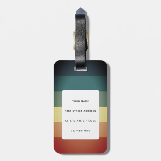 Mops Gepäckanhänger (Rückseite vertikal)