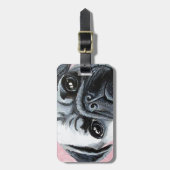 Mops Gepäckanhänger (Vorderseite vertikal)