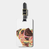 Mops Gepäckanhänger (Vorderseite vertikal)