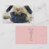Mops-Geschäfts-Karten Visitenkarte (Vorne/Hinten)