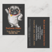 MOPS-Geschäftskarte template_breeder, Tierarzt Visitenkarte (Vorne/Hinten)