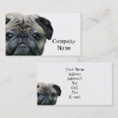 Mops-Geschäftskarten Visitenkarte (Vorne/Hinten)