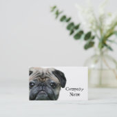 Mops-Geschäftskarten Visitenkarte (Stehend Vorderseite)