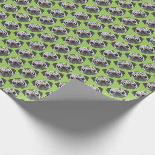 Mops-Geschenk-Verpackungs-Papier Geschenkpapier (Ecke)