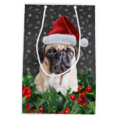 Mops-Geschenk-Verpackungs-Tasche Mittlere Geschenktüte (Rückseite)