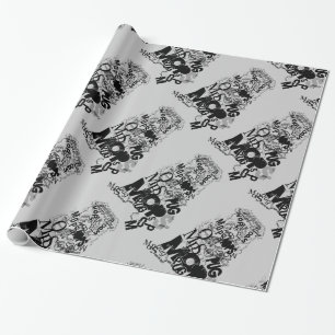 Mops Geschenkpapier