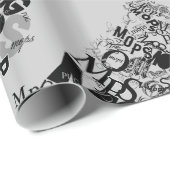 Mops Geschenkpapier (Rolleneckpunkt)