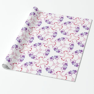 Mops Geschenkpapier