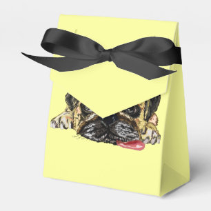 Mops Geschenkschachtel