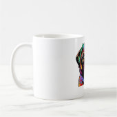 Mops-Gesicht Kaffeetasse (Links)