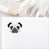 Mops-Gesicht-Silhouette (Insitu)