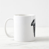 Mops-Gesicht-Tasse Kaffeetasse (Links)