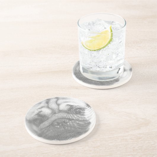 Mops Getränkeuntersetzer (Seite)