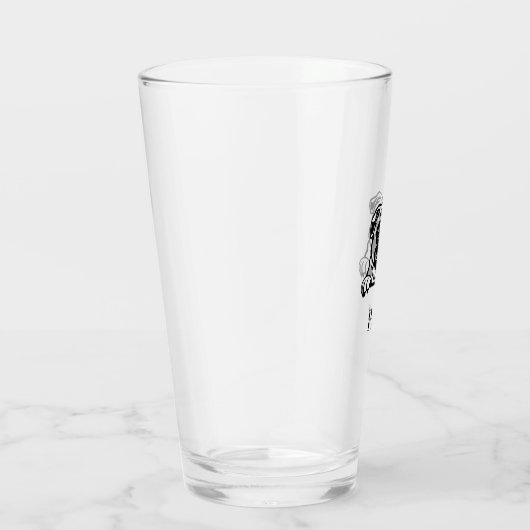 Mops Glass Tumbler (Rechts)