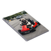 Mops-Go-Kart-Rennen Notizblock (Rechte Seite)
