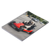Mops-Go-Kart-Rennen Notizblock (Linke Seite)