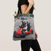 Mops-Go-Kart-Rennen Tasche (Von Nahem)
