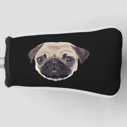 Mops Golf Headcover (Vorderseite)