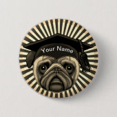 Mops Grad Button (Vorderseite)