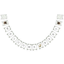 Mops Greenery Baby Shower Puppy Banner