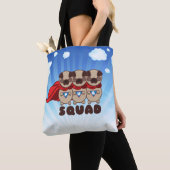 Mops-Gruppe mit Hintergrund Tasche (Von Nahem)