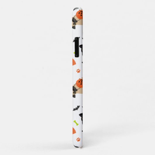 Mops Halloween Case-Mate iPhone Hülle (Hinten/Rechts)