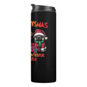 Mops Halloween Erntedank Weihnachts-Klassik T-Shi Thermosbecher (Nach rechts gedreht)