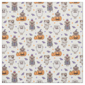 Mops Halloween Fabric Stoff (Muster)
