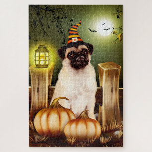 Mops Halloween Jigsaw Puzzle