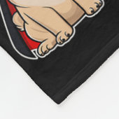 Mops Halloween Kostüm Spooky Ghost Pumpkin Mops Ha Fleecedecke (Ecke)