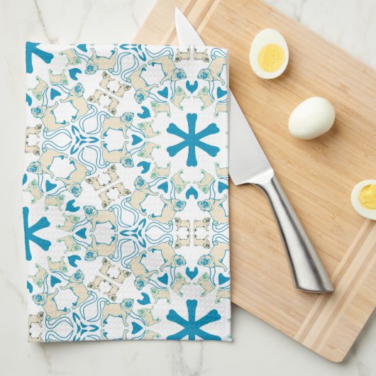 Mops Handtuch (Viertel Falte)