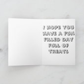 Mops Happy Birthday Card Karte (Innenseite)