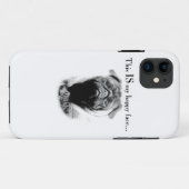 Mops Happy Face Case-Mate iPhone Hülle (Rückseite (Horizontal))