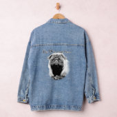 Mops Happy Face Denim Jacket Jeansjacke (Hangar)