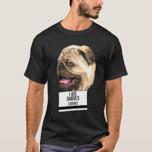Mops hat Weihnachtsmann-Kekse gegessen T-Shirt
