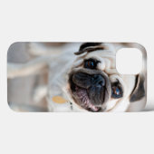 Mops Head Tilt Case-Mate iPhone Hülle (Rückseite (Horizontal))