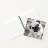 Mops Head Tilt Notizblock (Innenseite)
