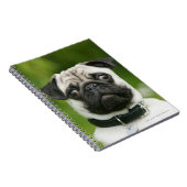 Mops Headshot Notizblock (Rechte Seite)