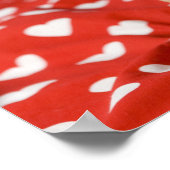 Mops Heart Puppy Poster (Ecke)