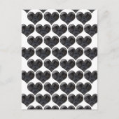 Mops Hearts Postkarte (Vorderseite)