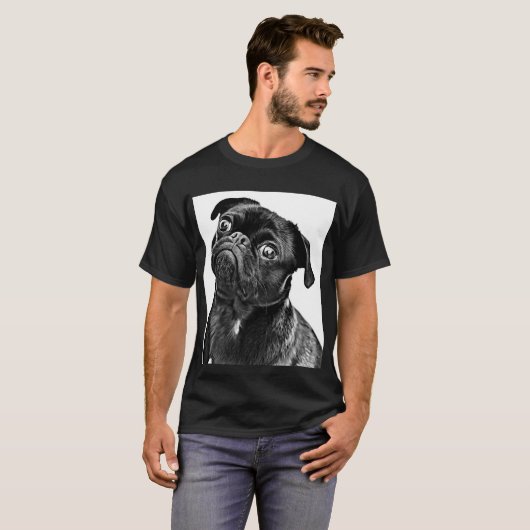 Mops| Hemd T-Shirt (Vorne ganz)