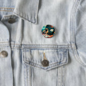 Mops-Herrchen vintage Button (Beispiel)