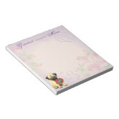 Mops Herzstück Mama Notizblock (angewinkelt)