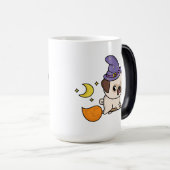 Mops Hexen Tasse (VorderseiteRechts)