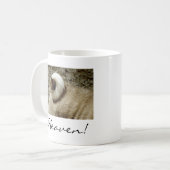 Mops-Himmels-Tasse Kaffeetasse (Vorderseite Links)