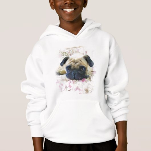 Mops Hoodie (Vorderseite)