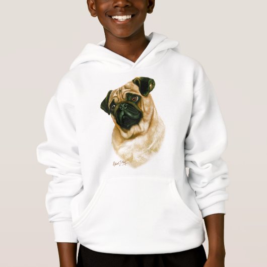 Mops Hoodie (Vorderseite)