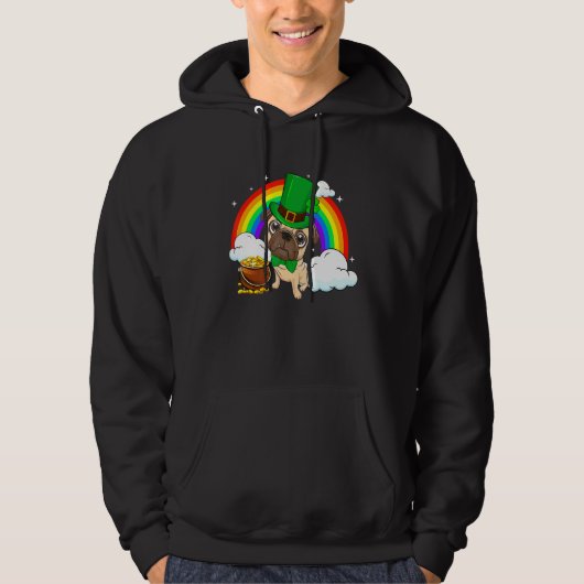 Mops Hund 1 Hoodie (Vorderseite)
