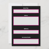 Mops Hund Besondere Einladung (Rückseite)