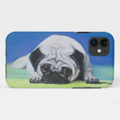 Mops-Hund Case-Mate iPhone Hülle (Rückseite (Horizontal))